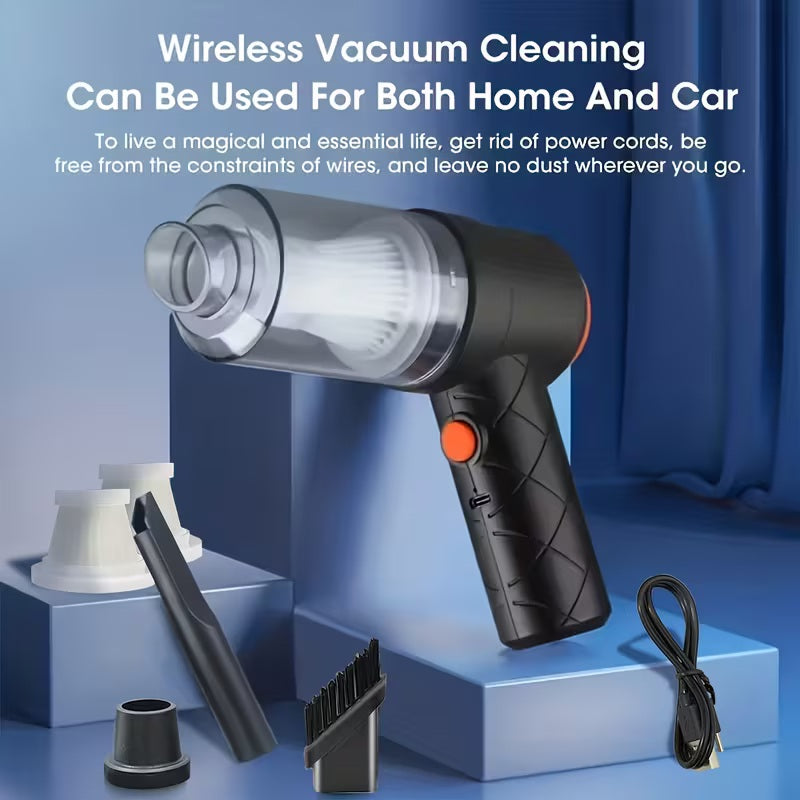 Portable Cordless Handheld Vacuum Cleaner with Tornado Suction